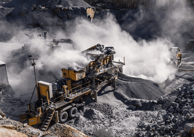 Image of mining dust