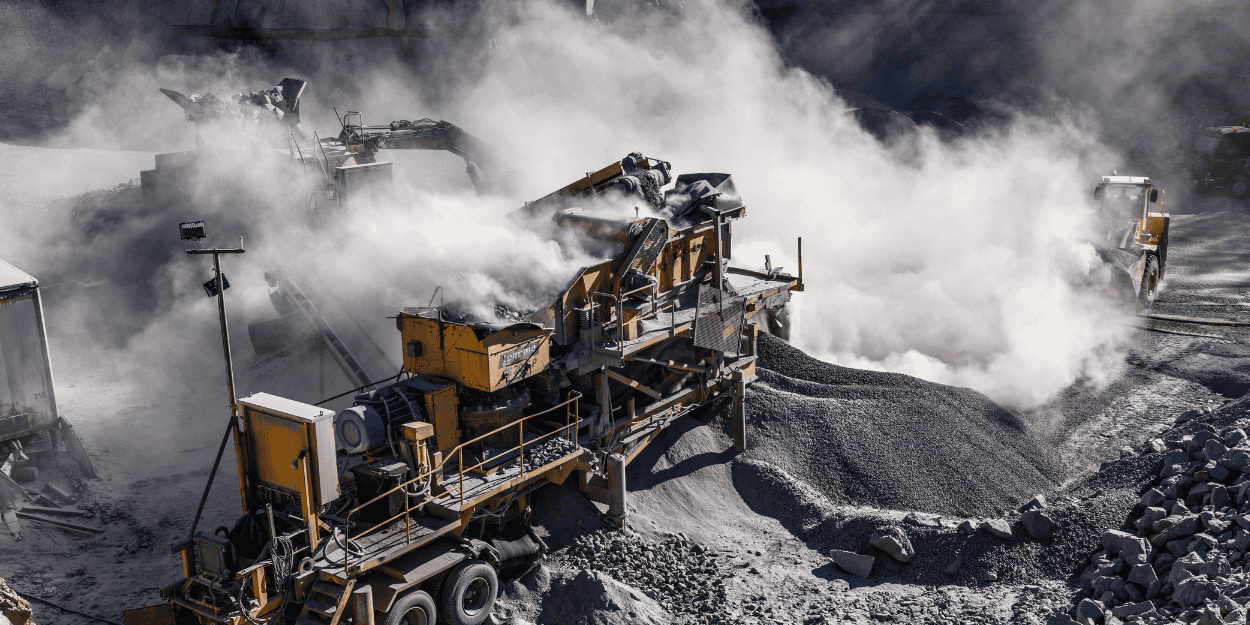 Image of mining dust